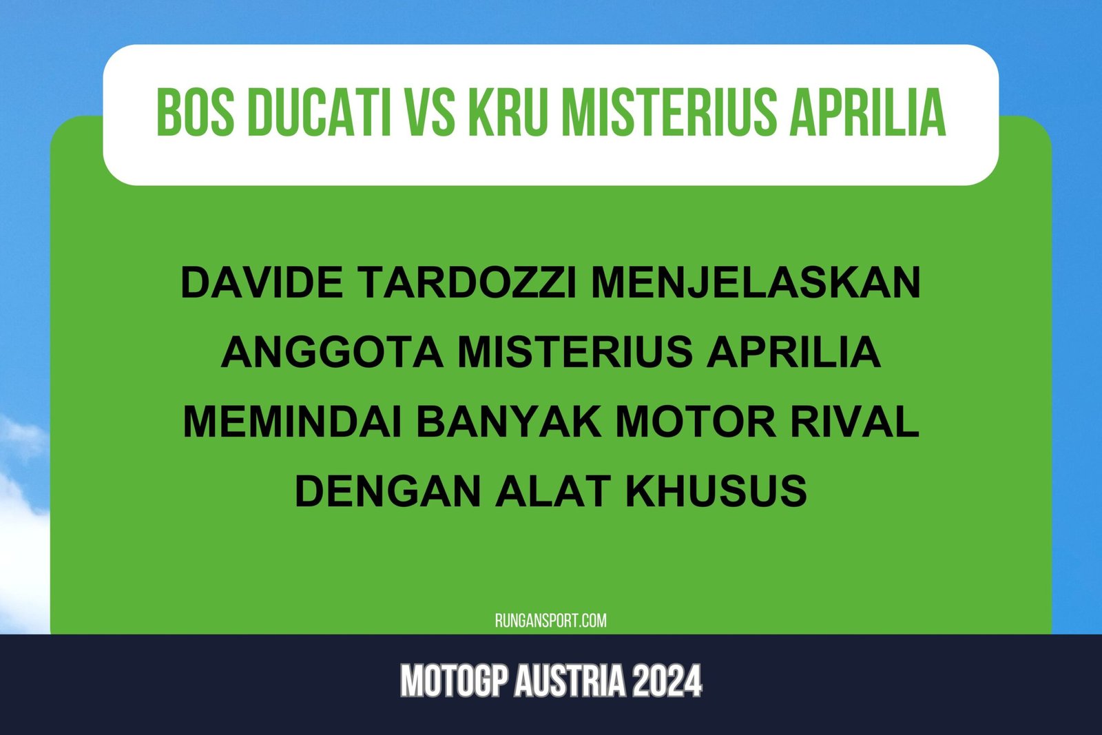 Bos Ducati Ungkap yang Dilakukan Anggota Misterius Aprilia