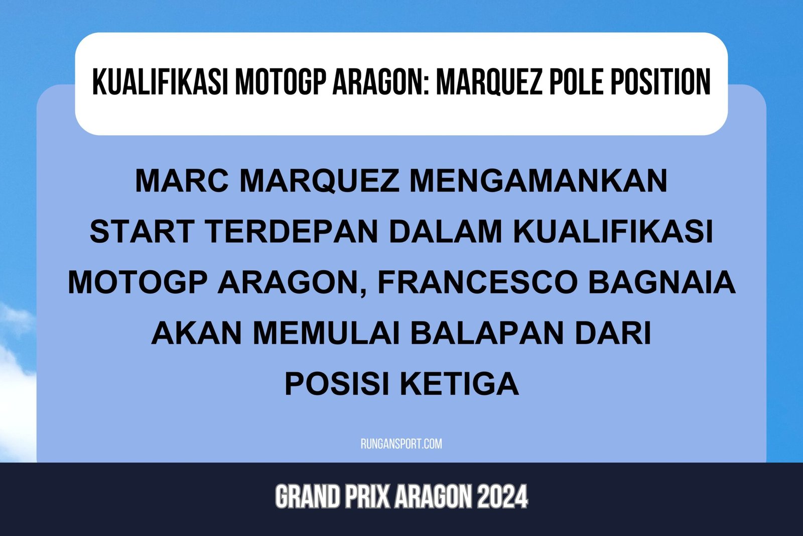 Hasil Kualifikasi MotoGP Aragon 2024: Marquez Raih Pole