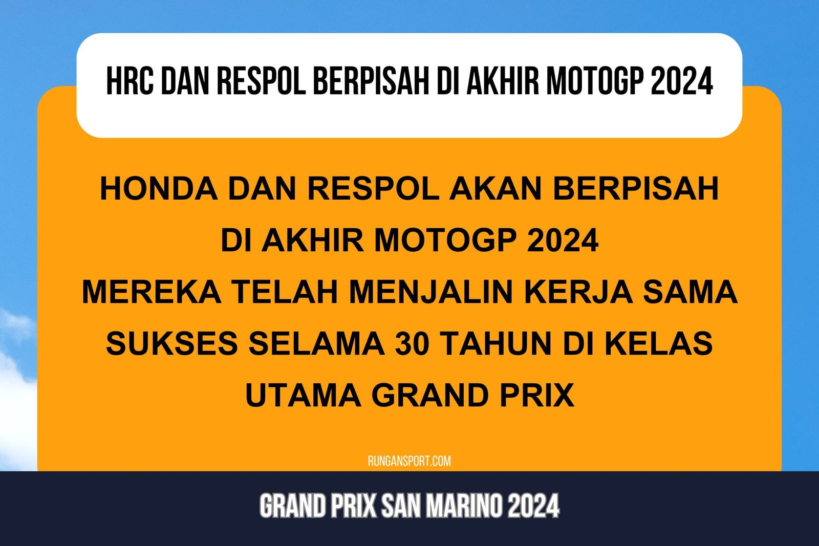 Resmi! Honda dan Repsol Berpisah di Akhir MotoGP 2024