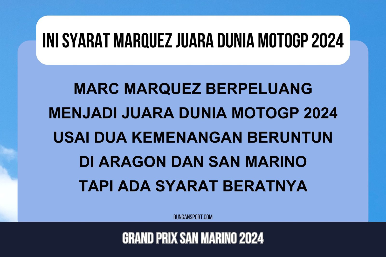 Ini Syarat Penting Jika Marquez Ingin Juara Dunia MotoGP 2024