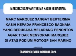 MotoGP Emilia-Romagna: Marquez Terima Kasih ke Bagnaia Karena Hal Ini