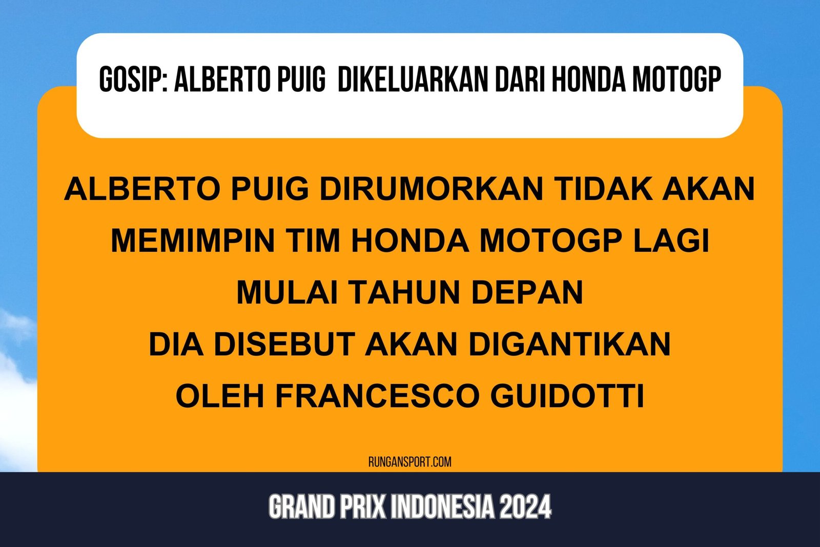 Gosip: Puig Dikeluarkan dari Honda MotoGP, Ini Penggantinya