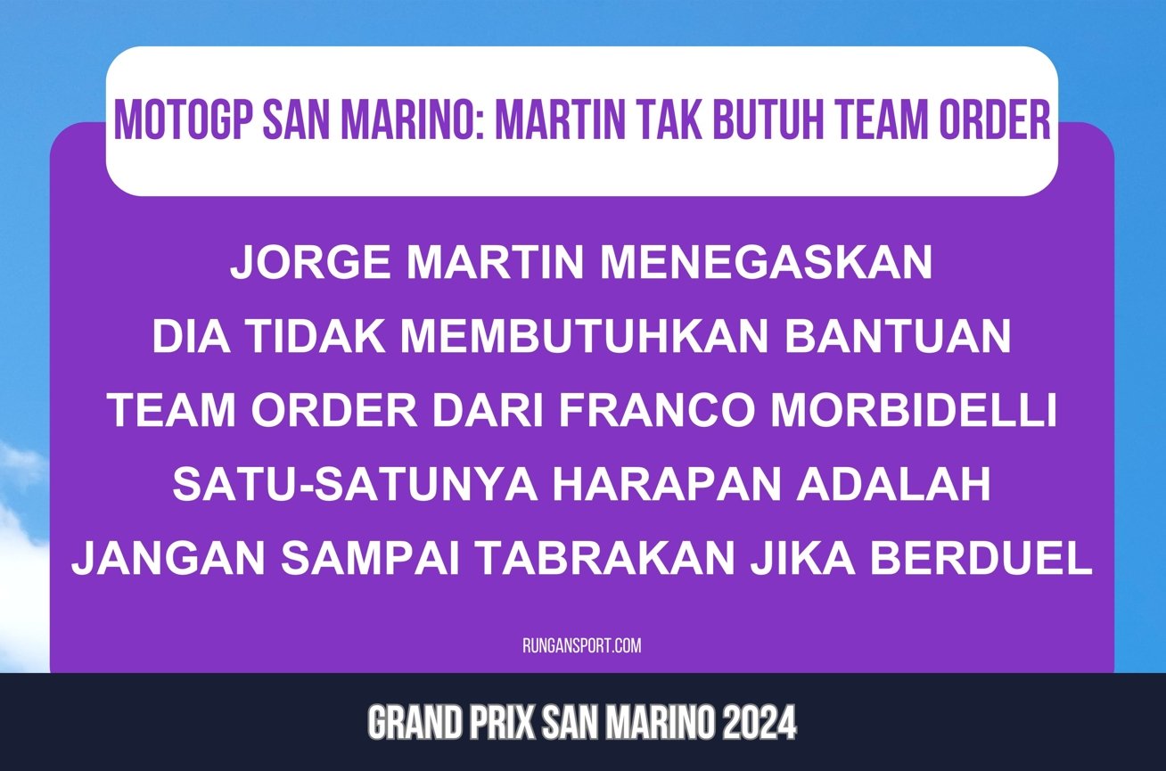 Hasil Pemanasan MotoGP San Marino 2024