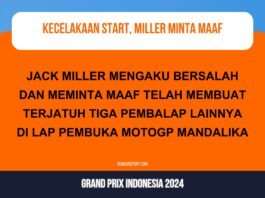 Miller Minta Maaf Jatuhkan Tiga Pembalap di MotoGP Mandalika