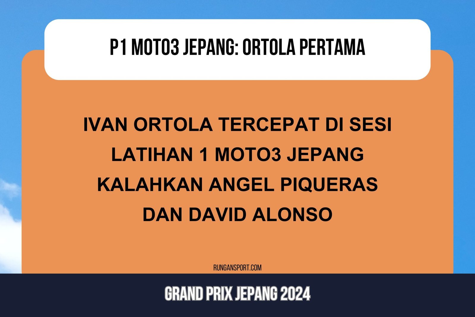 Hasil Latihan 1 Moto3 Jepang 2024