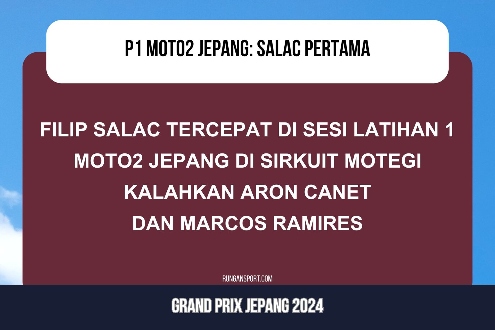 Hasil Latihan 1 Moto2 Jepang 2024