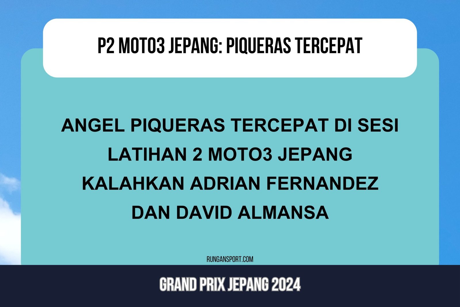 Hasil Latihan 2 Moto3 Jepang 2024