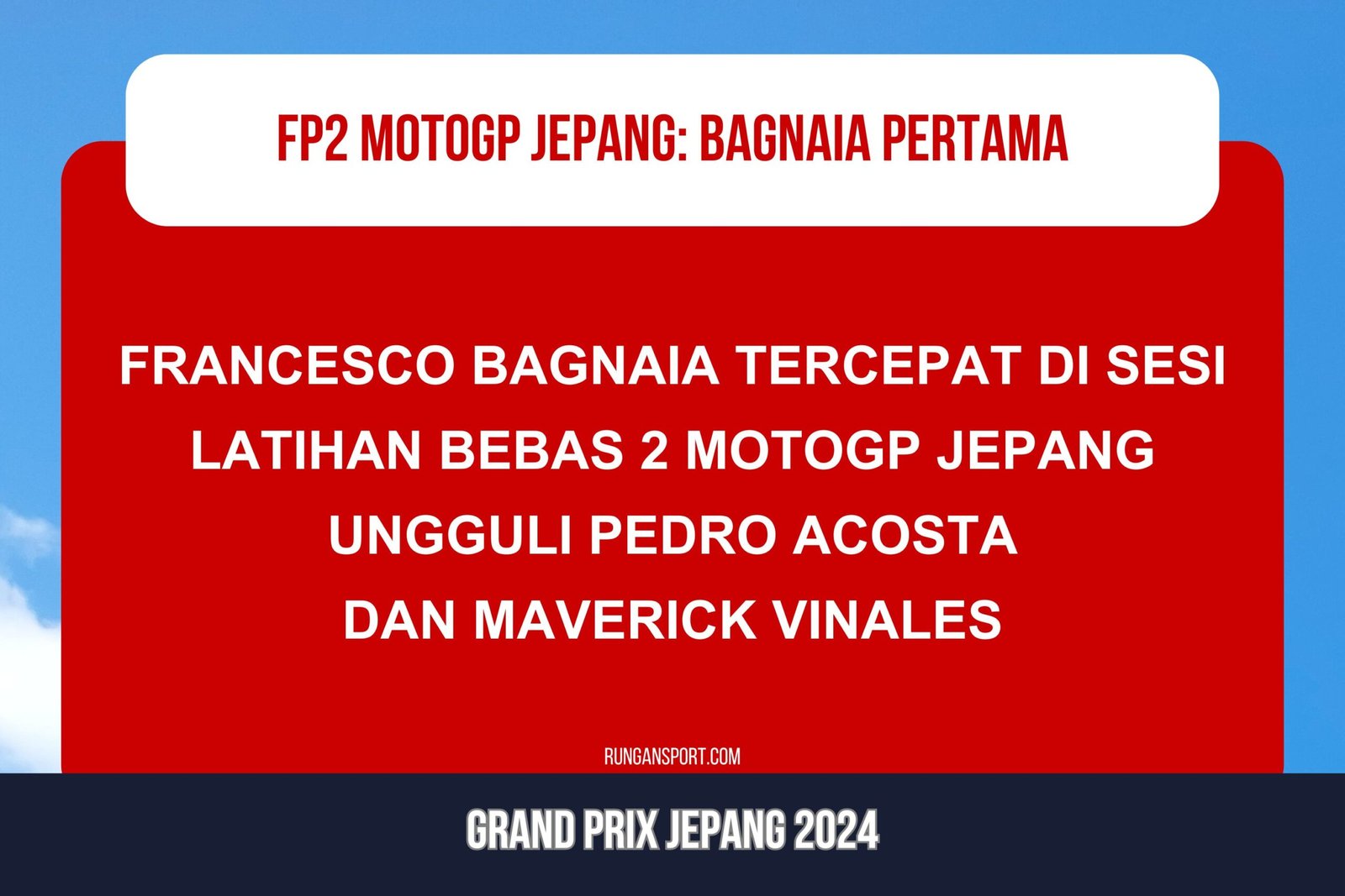 Hasil Latihan Bebas 2 MotoGP Jepang 2024