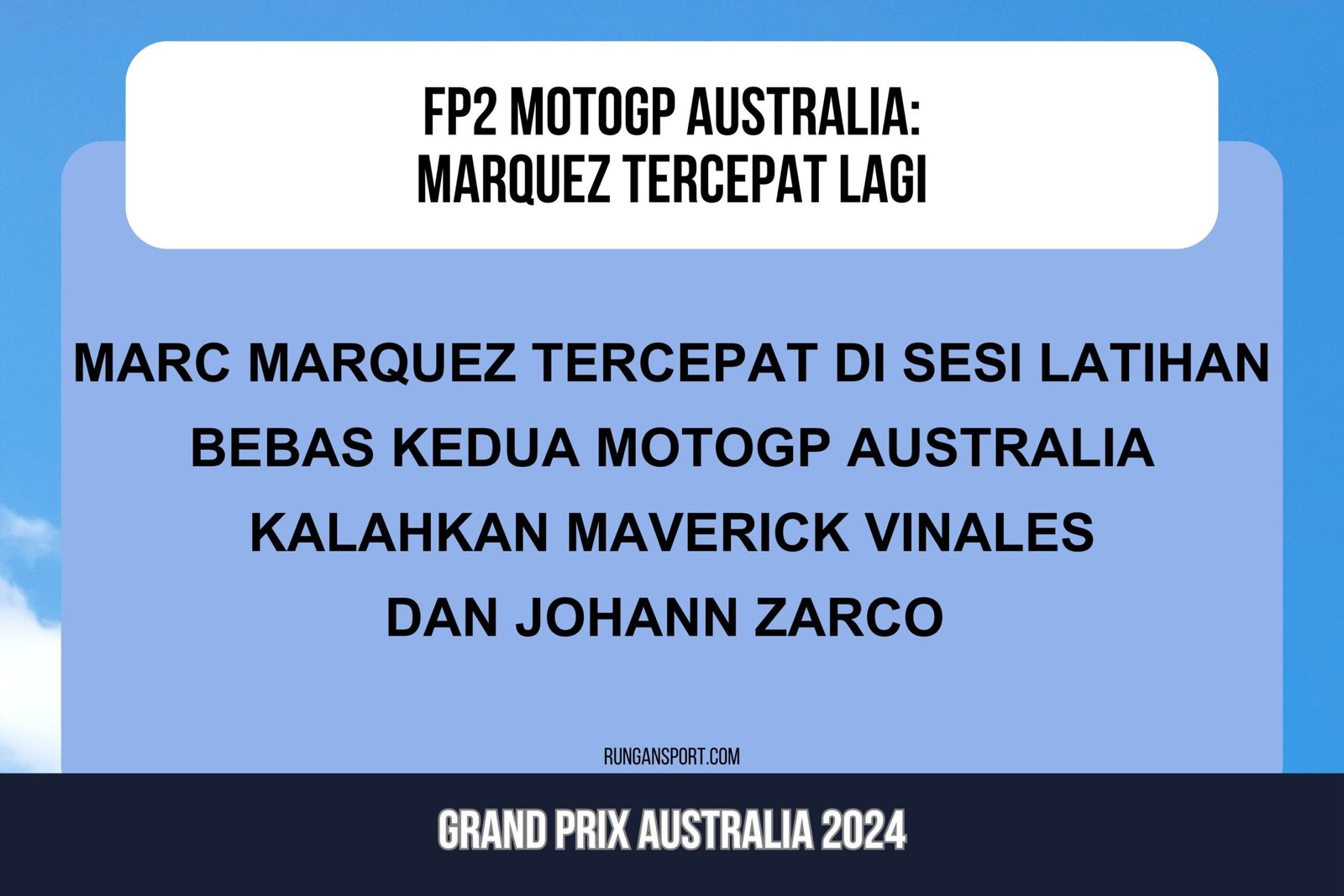 Hasil Latihan Bebas 2 MotoGP Australia 2024