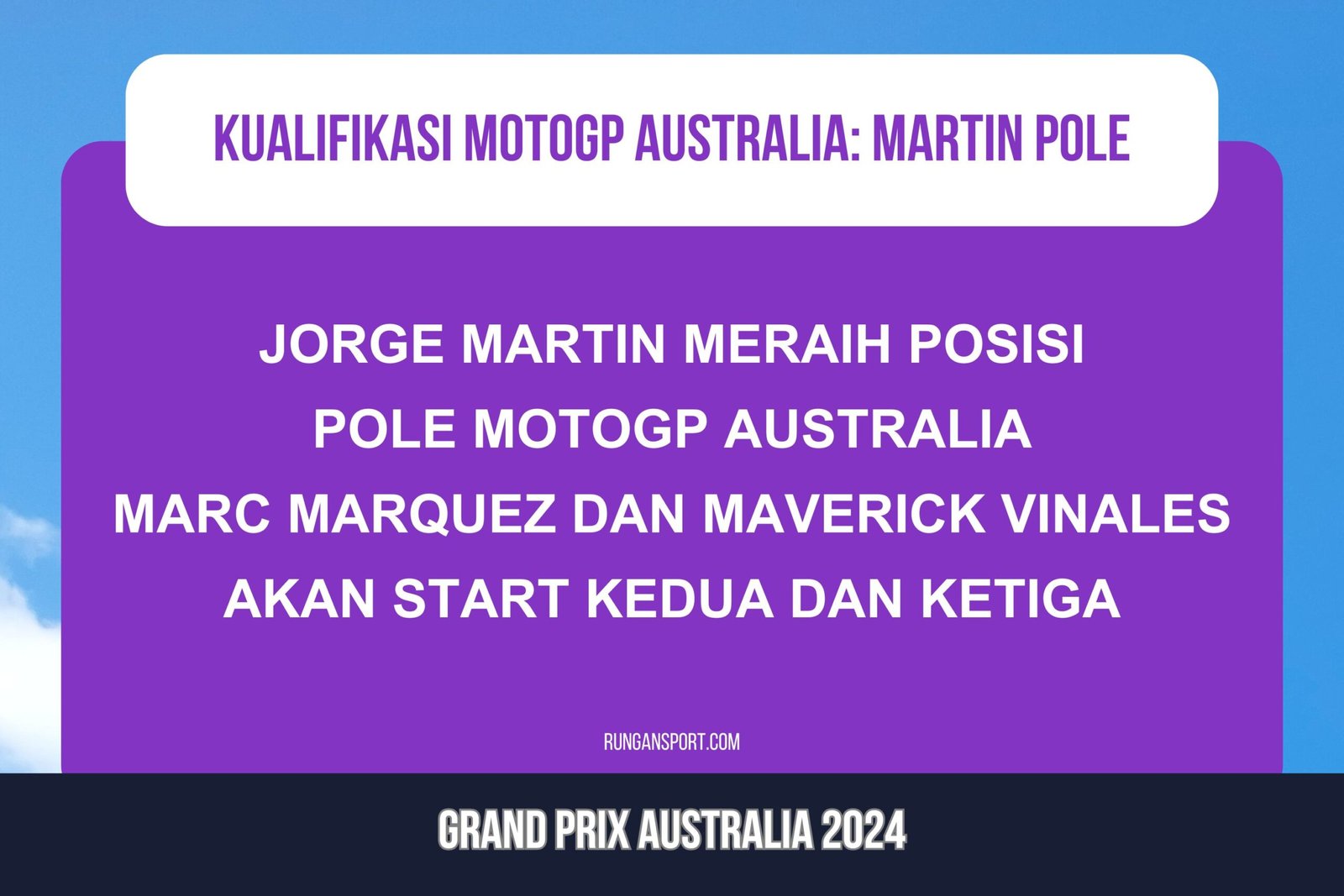 Hasil Kualifikasi MotoGP Australia 2024