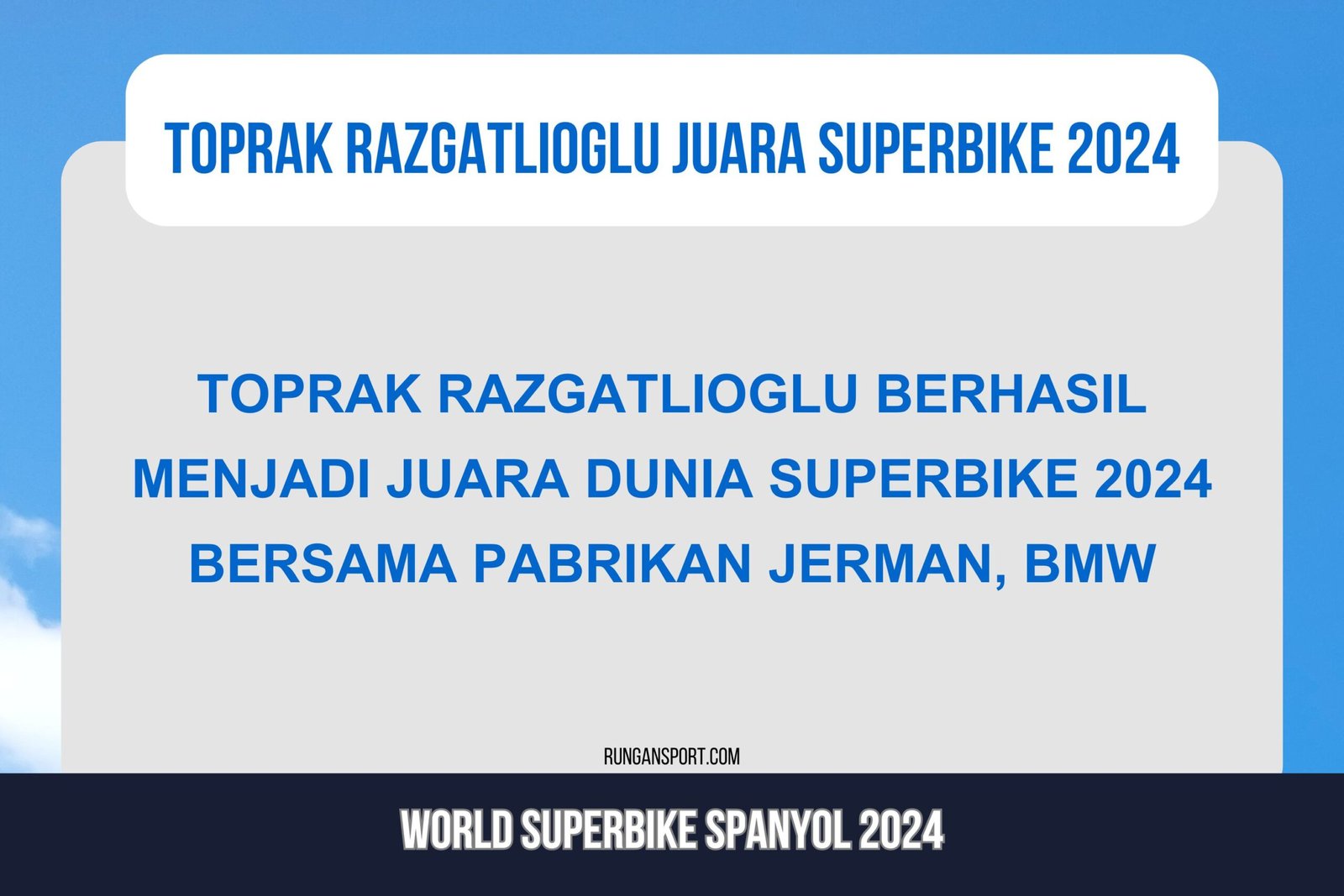 Resmi! Toprak Razgatlioglu Juara Dunia Superbike 2024