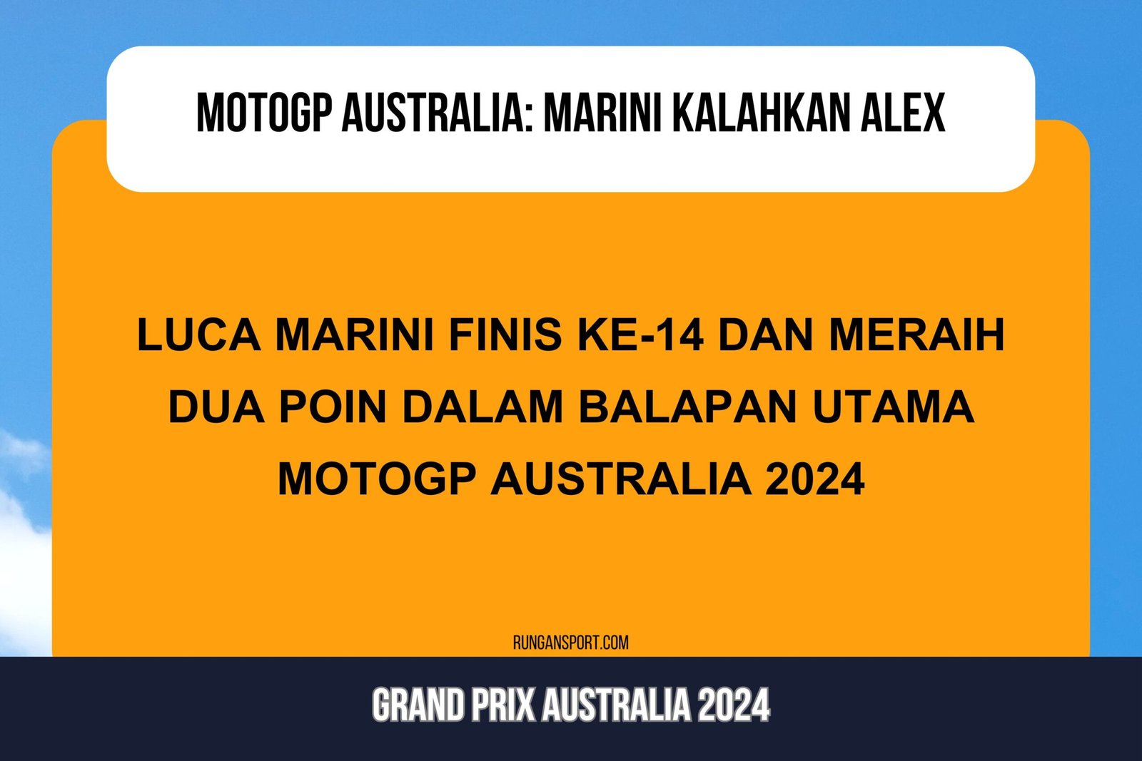 MotoGP Australia: Kalahkan Alex Marquez, Marini Cetak Poin di Phillip Island