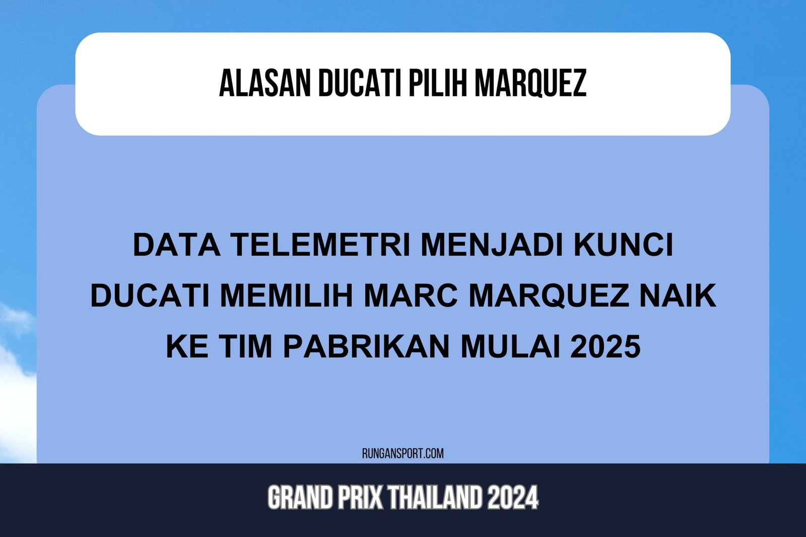 Pengamat Bongkar Ducati Pilih Marquez Karena Data Telemetri Mengejutkan