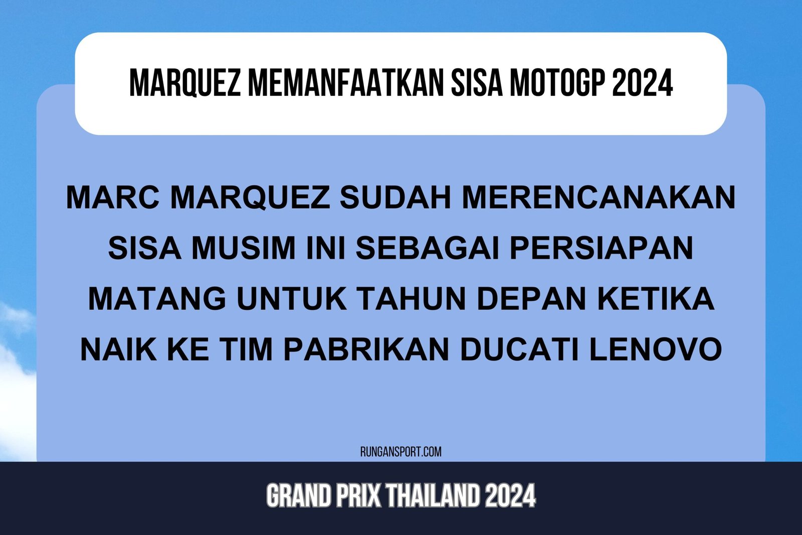 Ini Tujuan Tersembunyi Marquez di Sisa MotoGP 2024