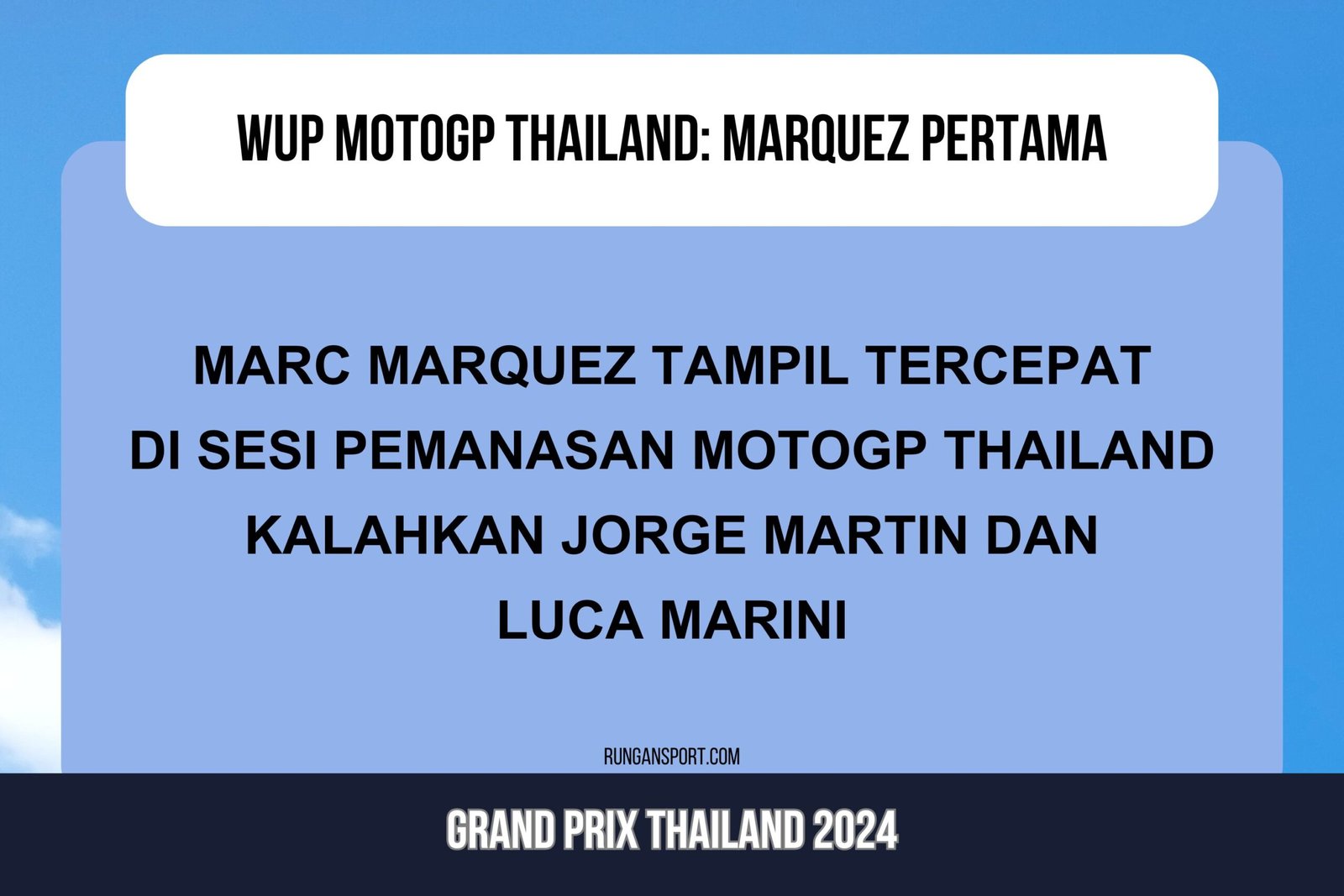 Hasil Pemanasan MotoGP Thailand 2024