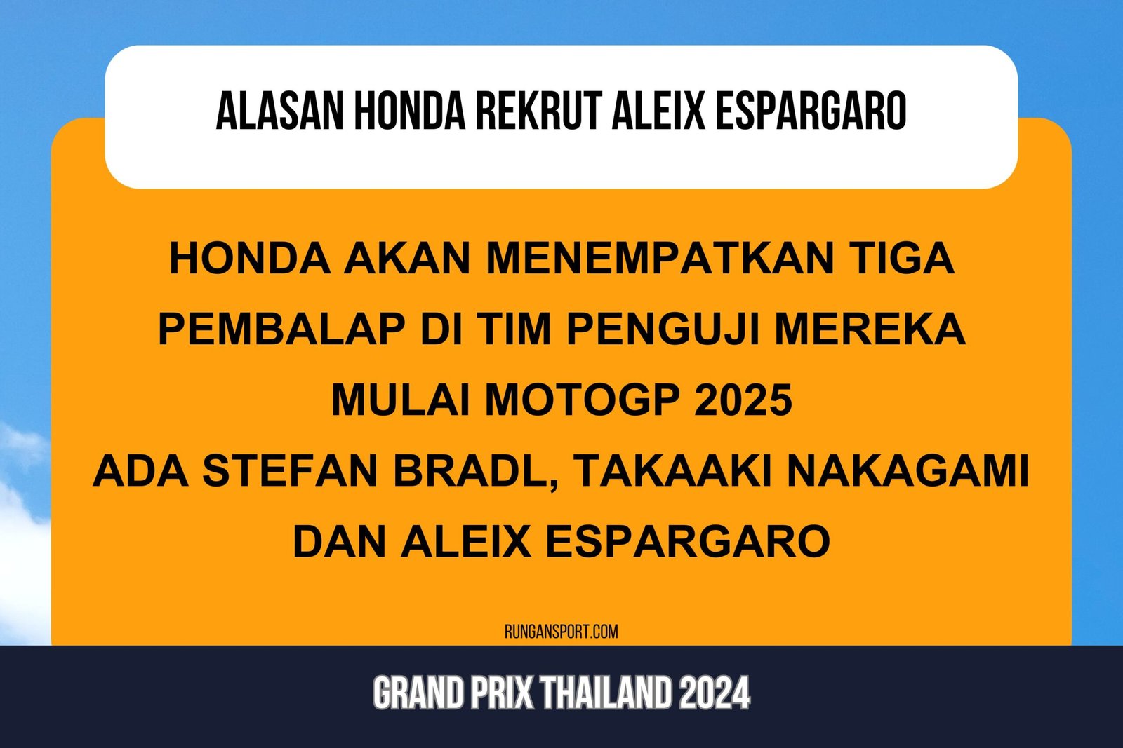 Honda Akhirnya Ungkap Alasan Rekrut Aleix Espargaro