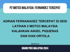 Hasil Latihan 2 Moto3 Malaysia 2024