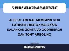 Hasil Latihan 2 Moto2 Malaysia 2024