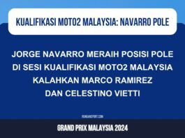 Hasil Kualifikasi Moto2 Malaysia 2024