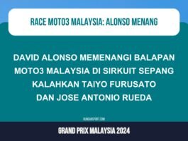 Hasil Race Moto3 Malaysia 2024