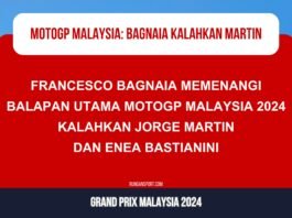 Hasil Race MotoGP Malaysia 2024