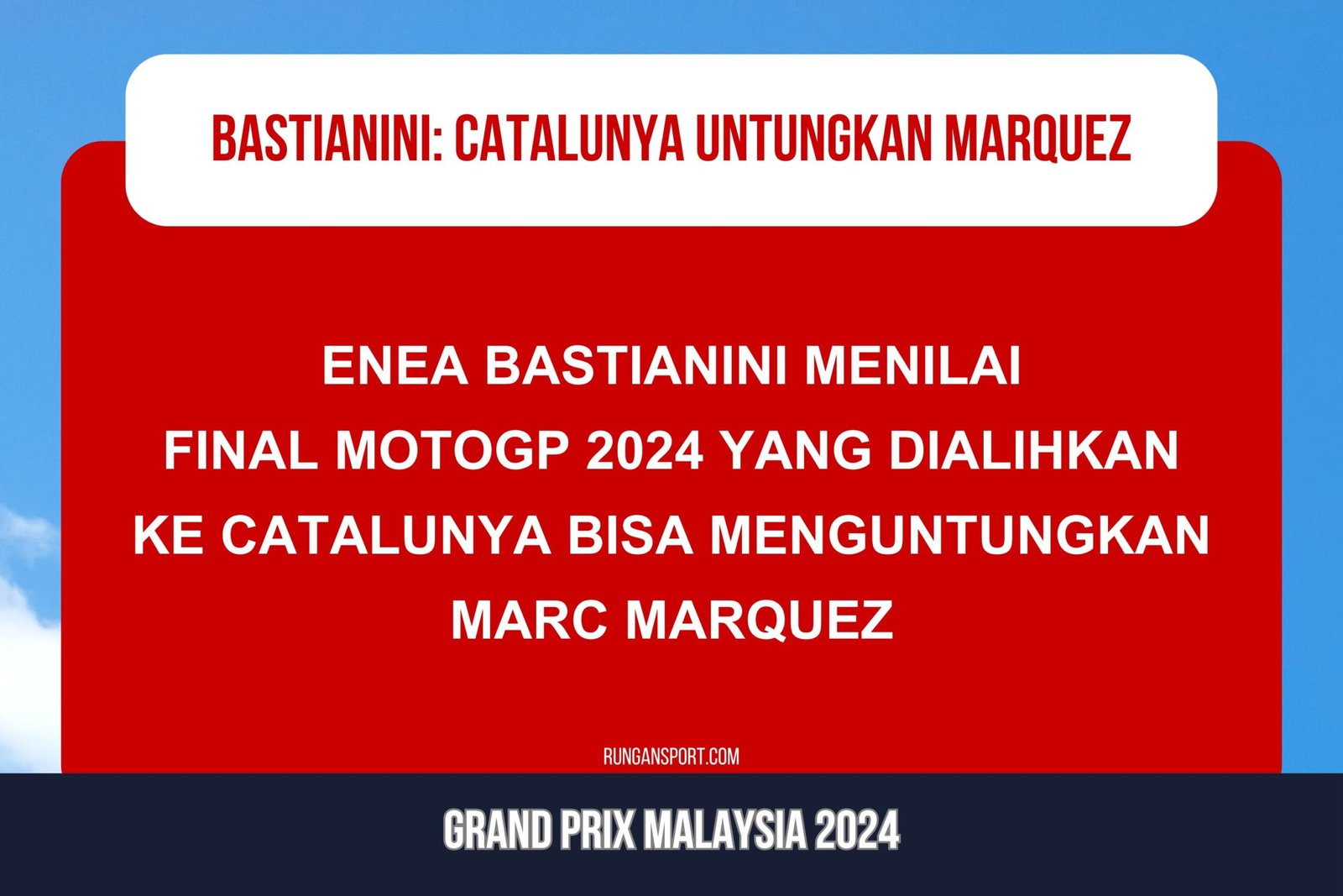 Final MotoGP 2024 Pindah ke Catalunya, Bastianini Curiga Untungkan Marquez