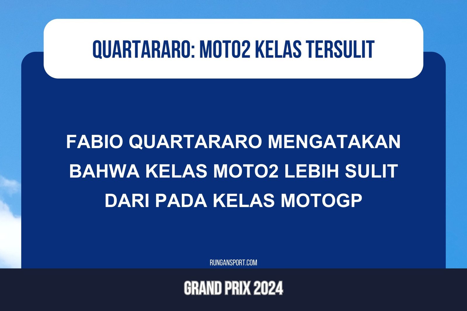 Pengakuan Quartararo: Moto2 Lebih Sulit dari pada MotoGP