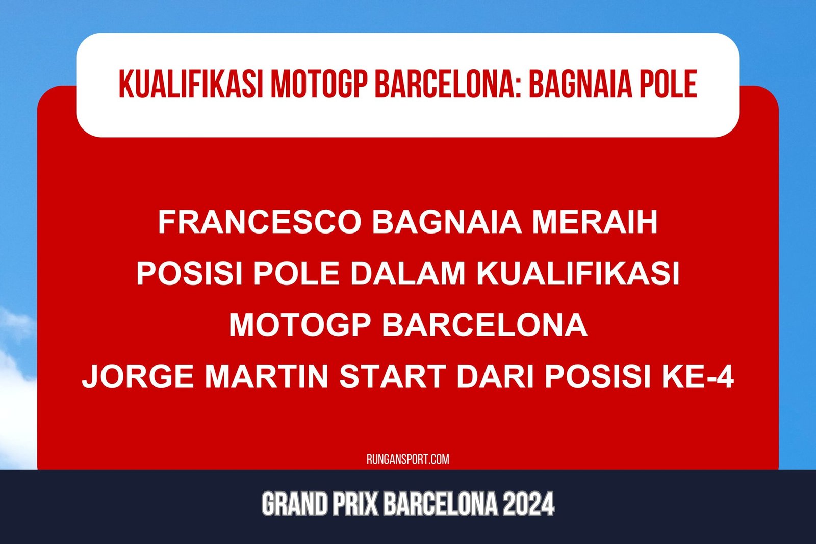 Hasil Kualifikasi MotoGP Barcelona 2024