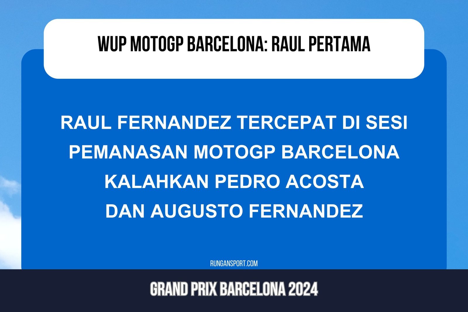 Hasil Pemanasan MotoGP Barcelona 2024