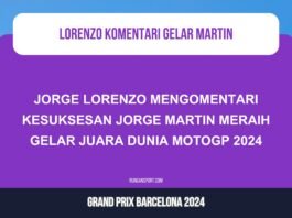 Jorge Martin Juara Dunia MotoGP 2024, Begini Komentar Tak Terduga Lorenzo