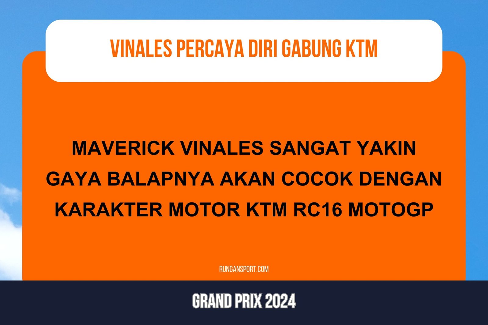 Vinales Akhirnya Ungkap Alasan Pindah ke KTM MotoGP 2025