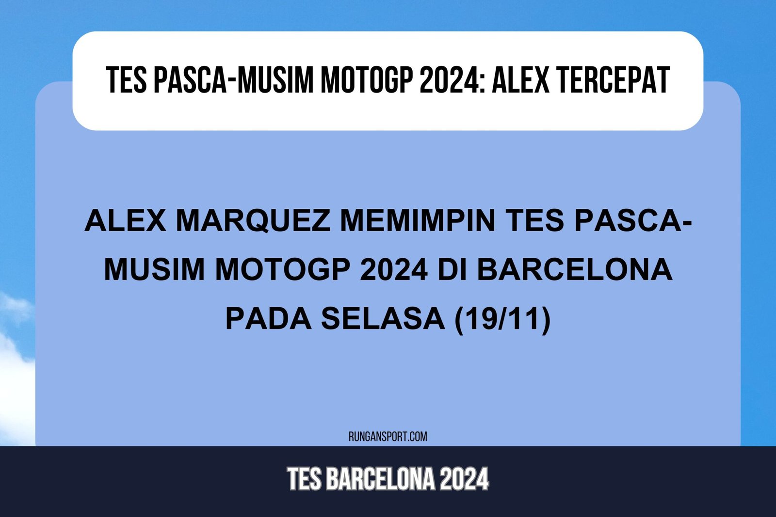 Hasil Tes Pasca Musim MotoGP 2024 di Barcelona