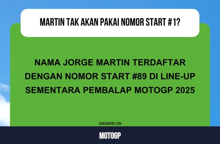 Ada Apa? Martin Tak Akan Pakai #1 di Aprilia MotoGP 2025