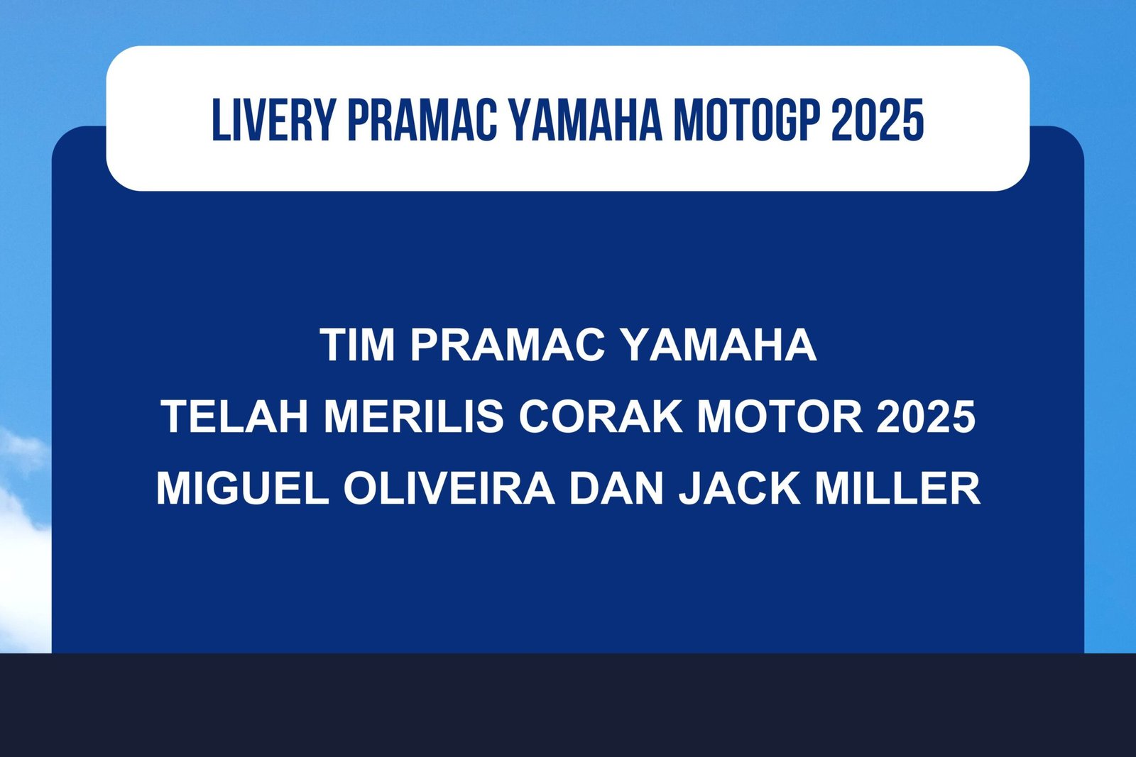 Pindah ke Yamaha, Seperti Ini Corak Motor Pramac Racing MotoGP 2025