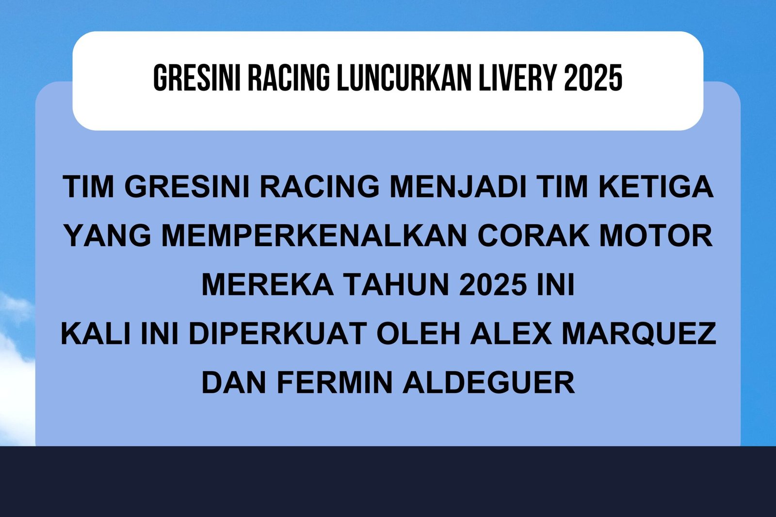 Begini Tampilan Motor Gresini Racing 2025 Tanpa Marquez