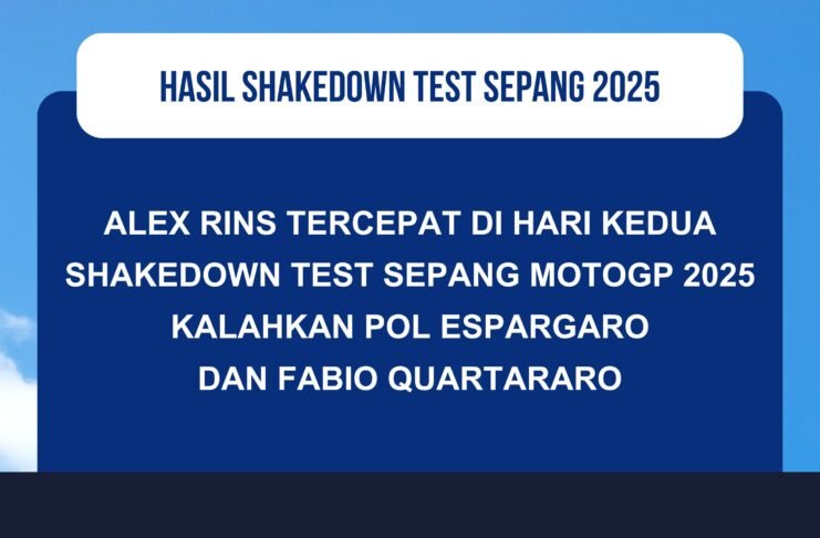 Hasil Shakedown Test Sepang MotoGP 2025 Hari Kedua