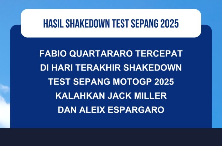 Hasil Shakedown Test Sepang MotoGP 2025 Hari Ketiga (Terakhir)