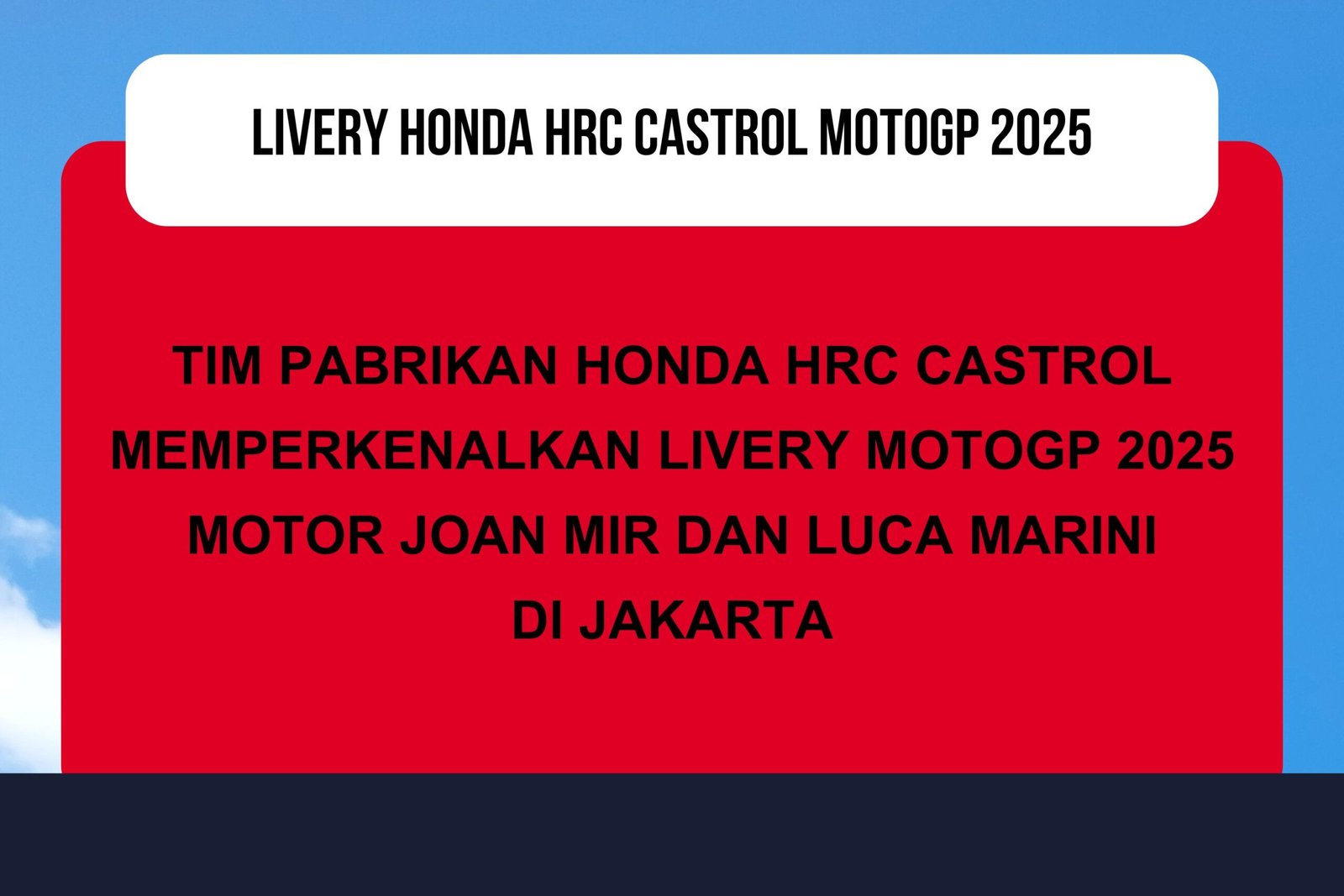 Seperti Ini Tampilan Honda MotoGP 2025 Marini-Mir Tanpa Repsol