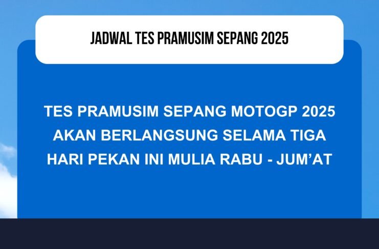 Jadwal Tes Pramusim Sepang MotoGP 2025