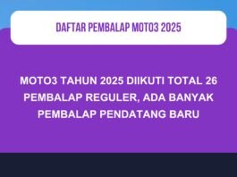 Daftar Lengkap Pembalap Moto3 2025: Tak Ada Wakil Indonesia