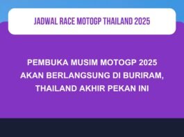 Jadwal Race MotoGP Thailand 2025