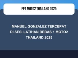 Hasil Latihan Bebas 1 Moto2 Thailand 2025