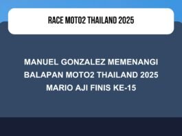 Hasil Race Moto2 Thailand 2025: Mario Aji Finis15