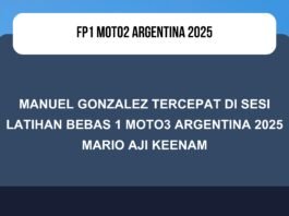 Hasil Latihan Bebas 1 Moto2 Argentina 2025: Gonzalez Pertama, Mario Aji Keenam