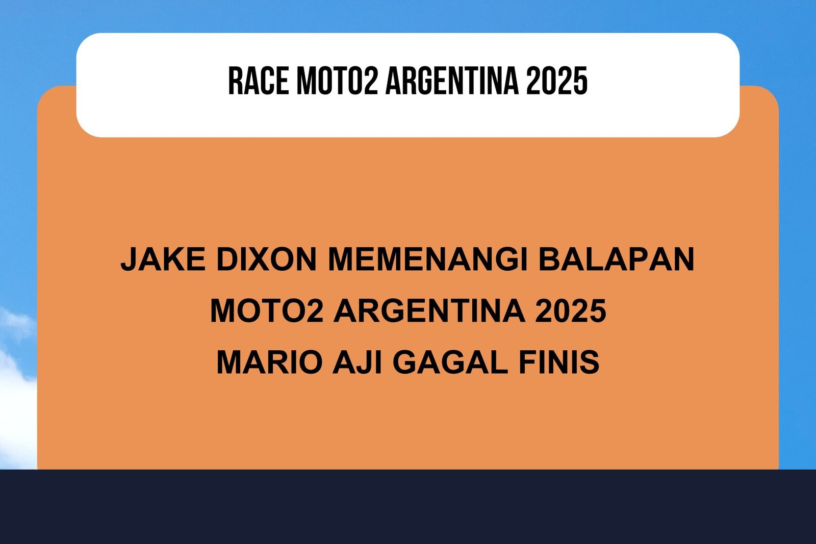 Hasil Race Moto2 Argentina 2025: Mario Aji Gagal Finis